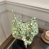 Bolso bandolera Xiaozhong de alta apariencia con estampado floral pequeño para mujer, 2024, nuevo, moderno, casual, simple, de gran capacidad