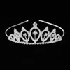 Diadema de Corona para Niña, Tocado de Cumpleaños para Niña, Accesorios para el Cabello de Bebé, Corona Pequeña, Vestido de Baile con Diamantes de Cristal Dorado