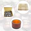 Diretamente do Fabricante: Copos de Vela Listrados Verticais Ins, um Item Popular de E-commerce Transfronteiriço, Velas Domésticas Românticas Nórdicas para Jantar à Luz de Velas