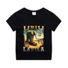 Camiseta de Manga Corta Italian Brainrot Tungtungsahurt Camisa Divertida Meme Ropa de Verano Tarjeta