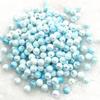 Cuentas redondas de color sólido Mabei de 4/6/8/10 mm, material para abalorios hechos a mano DIY, cadena para teléfono móvil, pulsera, accesorios de joyería