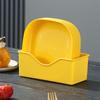 Prato para Ossos Doméstico de Grau Alimentício Prato de Frutas Luxo Leve High-end Mesa de Jantar Prato de Ossos para Lixo Desktop Frutas Lanches Prato de Frutas
