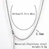 Colar Transfronteiriço de Aço Inoxidável Banhado a Ouro 18K Real Corrente Osso de Cobra Corrente de Clavícula da Moda Corrente Lisa Versátil Colar Feminino de Aço Titânio