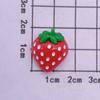 Fresa rábano aguacate fruta resina accesorios diy pegamento de crema funda de teléfono móvil agujero zapatos flor abanico accesorios