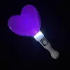 Palo Fluorescente Fijo de Estrella, Palo Fluorescente Personalizado para Boda, Accesorio de Performance, Luz de Mano Estrella de Cinco Puntas, Soporte para Concierto, Luz Plateada