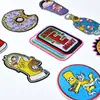 Ventas Directas de Fábrica Pegatinas de Cinta Trasera de Animales de Dibujos Animados Etiquetas Bordadas Parches Bordados Sellos Bordados Pegatinas Adhesivas de Fusión en Caliente Pegatinas Decorativas