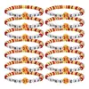 Amazon Venda Quente Transfronteiriça Novo Produto Multicor Argila Polimérica Futebol Basquete Baseball Letras Acrílicas Pulseira Elástica