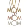 Suministro Exclusivo Transfronterizo para Colgante de Mamá Europeo y Americano Base en Blanco para Transferencia de Calor con Collar de Diamantes Venta al por Mayor Sublimación Impresión DIY
