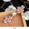 Botões de Fecho Cheongsam, Botões de Quatro Rodas com Pérolas, Botões Chineses Tecidos à Mão, Acessórios de Botão Decorativos para Camisa Estilo Retro Dinastia Han