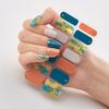 Fabricante de Pegatinas para Uñas Plataforma Transfronteriza Suministro de Alta Calidad Artesanía Láser 3D Estampado en Caliente Película para Esmalte de Uñas Pegatina para Uñas