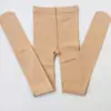Venta al por mayor del fabricante Camisetas interiores para danza de otoño e invierno para niños con almohadillas en el pecho, Ropa de color piel de alta elasticidad con felpa, Ropa para actuación del Día de Año Nuevo