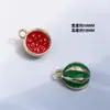 Lindo colgante de aleación de fruta fresa cereza uva Accesorios de material para joyería DIY Hecha a mano pendientes pulsera collar