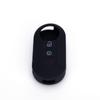 Adequado para Fiat 500 Dobrável 3 botões Soft Rubber Key Shell Car Remote Control Capa protetora Hollow Silicone Key Case