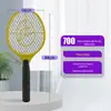 Raquete Elétrica Mata-Mosquitos Dois em Um, Atrativo Automático para Mosquitos, Recarregável, Potente, para Uso Doméstico, Específico para Exportação, para Matar Mosquitos e Moscas