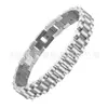 Atacado de Fábrica Ponto a Ponto Transfronteiriço Simples Pulseira Feminina de Aço Titânio Pulseira de Saúde de Aço Inoxidável Corrente de Joias de Metal