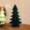 Decoraciones Navideñas Mini Árbol de Navidad de Escritorio Adornos Decoración del Hogar Escena Arreglo Props Colgantes de Regalo