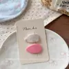 Nuevo Estilo Coreano Morado Lazo Tela Niños Pasador de Pelo Moda Dulce Flor Lateral Mechones Flequillo Pinza para Mujeres