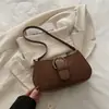 Cinto Casual e Estiloso Bolsa Quadrada Pequena para Mulheres 2025 Nova Tendência de Verão Bolsa de Axila Bolsa de Ombro Casual Retro para o Dia a Dia