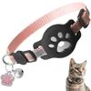 Modelo Patentado Adecuado para Estuche Protector de Rastreador Airtag, Collar de Cuadros con Cascabel, Collar para Gato en Stock