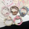 Estilo Japonés Lindo Cuadros de Colores Anillo para el Cabello de Gato Kt Nuevo Estilo Ins Chica Linda Todo Fósforo Flequillo Dibujos Animados Tocado Accesorios para el Cabello