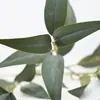 Hojas de Plantas Artificiales, Hojas de Eucalipto, Hojas de Dinero, Hojas de Eucalipto, Arreglos Florales Artificiales, Decoración del Hogar, Arte Floral de Plantas Verdes