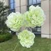 3 Peônias Francesas Pequenas Flores Artificiais Decoração de Casamento Europeu Flores Artificiais Atacado