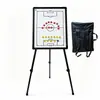 Quadro Tático de Futebol Tipo Suporte Quadro Branco Magnético Grande Quadro de Demonstração para Competição Ensino Treinamento de Jovens Quadro Portátil para Treinador