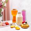 Latas de plástico transparente selladas para botellas de té y leche, latas de PET para alimentos, latas de leche desechables, fabricantes, suministro directo al por mayor