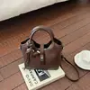 Bolsa de Balde Exquisita Simples Transfronteiriça de Verão 2026 para Mulheres, Bolsa de Ombro Transversal Fashion, Bolsa de Mão de Nicho