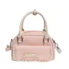 Bolso de Bolos de Encaje de Lunares Estilo Coreano para Mujer 2026 Nuevo Pequeño de Nicho de Mano Cruzado Lindo para el Trabajo Bolso de Hombro Único