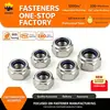 Tuerca Hexagonal de Acero Inoxidable DIN985 con Arandela de Nylon Anti-aflojamiento de Bloqueo Antivibración 304/316 al por mayor