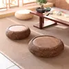Futon Japonês Tatami Rattan Trançado Tapete de Chão Almofada de Chão Doméstica Sala de Chá Zen Meditação Tapete de Assento Redondo Adoração Ajoelhar