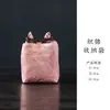 Bolsa de Viaje Personalizada para Taza, Bolsa Tejida de Nube para Taza, Brocado Hecho a Mano Estilo Chino Nuevo Retro Bolsa de Almacenamiento, Tela para Juego de Té de Taza de Maestro