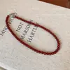 Collar de Perlas de Imitación de Lujo Ligero Estilo Francés para Mujer, Cadena para Clavícula de Moda Versátil Elegante de Gama Alta Estilo Ins, Cadena para el Cuello de Celebridad de Internet