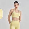 Sujetador Deportivo de Alto Impacto Nuls Strap Camiseta Top Espalda Bonita Ropa de Fitness Yoga para Mujer Verano