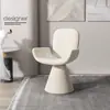 Cadeira de Manicure para Salão de Beleza, Cadeira com Encosto, Cadeira de Mesa de Jantar, Penteadeira de Luxo Leve, Cadeira de Maquiagem Simples Giratória Moderna para Quarto