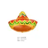 Nuevo Globo de Papel de Aluminio de Cactus de Carnaval Mexicano, Burrito, Sombrero, Alpaca, Globo para Decoración de Fiesta de Carnaval