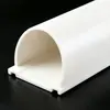 Processamento de precisão de tubos de PVC, materiais plásticos de formato especial, tubos de UPVC não padronizados de alta precisão, processamento de tubulações industriais plásticas, personalização
