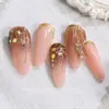 Arte de Uñas de Moda Hilo Dorado y Plateado Línea Fina Moda Japonesa Línea de Decoración de Uñas Metálica Dorada Plateada
