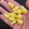 Cuentas de Té de Cera de Abeja Artificial de Jade Yulong Cera de Abeja Amarillo Claro Accesorios de Té Integrados Té