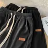 Shorts de Verano Delgados de Seda de Hielo para Hombre Modernos Casuales Holgados Versátiles Shorts Deportivos de Baloncesto Americano