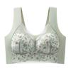 Sujetador push-up de copa fija sin costuras de seda de hielo de verano para mujer, ropa interior con espalda hermosa, fino, con realce de pecho grande y pecho pequeño