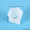 Molde de vela hexagonal cilíndrico estereoscópico feito à mão molde de silicone para bolo faça você mesmo molde de sabão