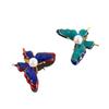 Mariposa Retro Aleación Electrochapada Cloisonné Hecho a Mano DIY Collar Antiguo Pasador Corona de Pelo Corona de Fénix Joyería Perlas