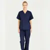 Uniformes Cirúrgicos Unisex Transfronteiriços, Uniformes de Enfermagem para Sala de Operação de Manga Curta, Uniformes Cirúrgicos, Aventais Cirúrgicos de Isolamento, Conjuntos de Duas Peças