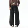 Nueva y elegante y moderna colección de otoño 2026 de la alta calle americana: pantalones largos casuales para hombre hechos de tela Tencel, con un diseño de pierna recta