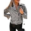 Chaqueta corta de manga larga con estampado de leopardo (otoño/invierno) de Amazon AliExpress (n.° 1719)