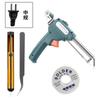 Venda internacional de pistola de solda manual de aquecimento externo, pistola de solda automática com saída de estanho, reparo de pistola de solda elétrica especial, fabricante de solda