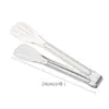 Pinzas para Alimentos de Acero Inoxidable al por Mayor Pinzas para Barbacoa Pinzas para Pan Cocina Pinzas para Asar Tres Líneas Pinzas para Carne y Alimentos Silicona Verde