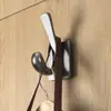 Ganchos Sem Furo para Sapateira de Entrada, Ganchos de Parede para Roupas de Guarda-Roupa, Ganchos para Casacos para Entrada e Atrás da Porta, Ganchos Adesivos